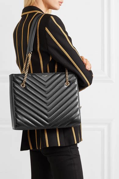 tribeca medium ysl|Medium Tribeca Matelassé Leather Tote .